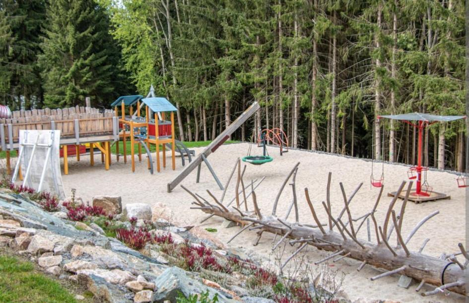 Erzgebirgsidyll Breitenbrunn - Waldhaus Neuer Anbau Eksteriør bilde